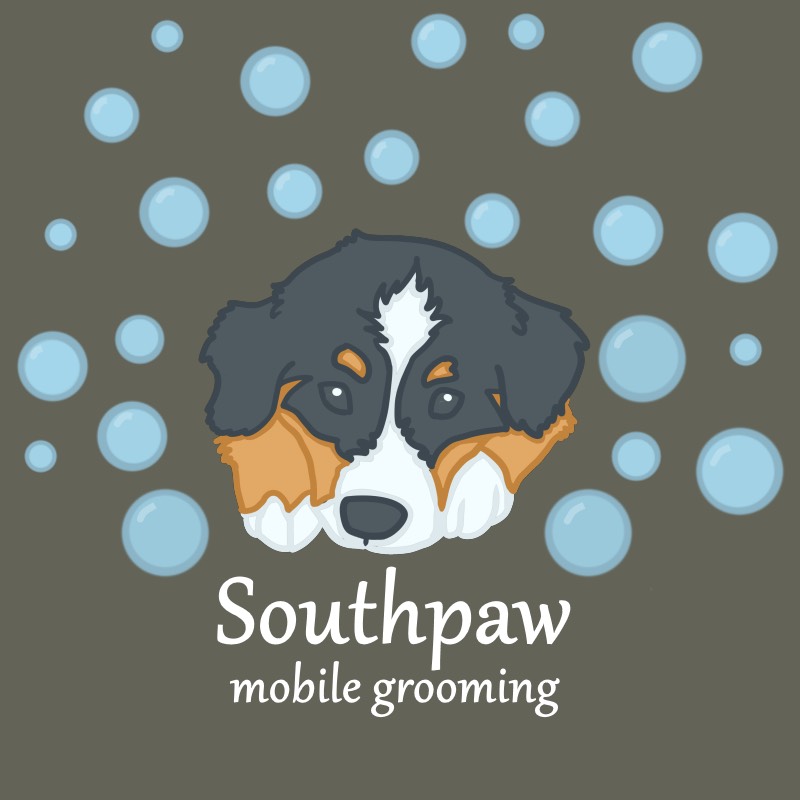 Southpaw Mobile Grooming Logo